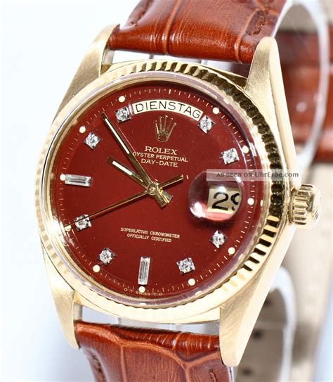 rolex mit lederarmband herren|rolex uhren.